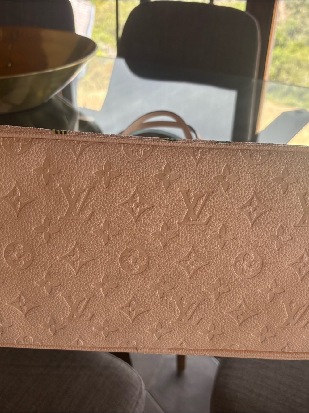 Monogram Empriente Neverfull Embossed Tote with Colorful Flower Accents - Picture 7 of 10